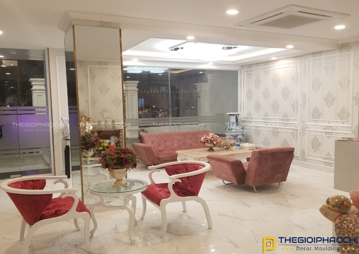 Trang Trí Phào Chỉ Nội Thất Thẩm Mỹ Viện Uyên Anh